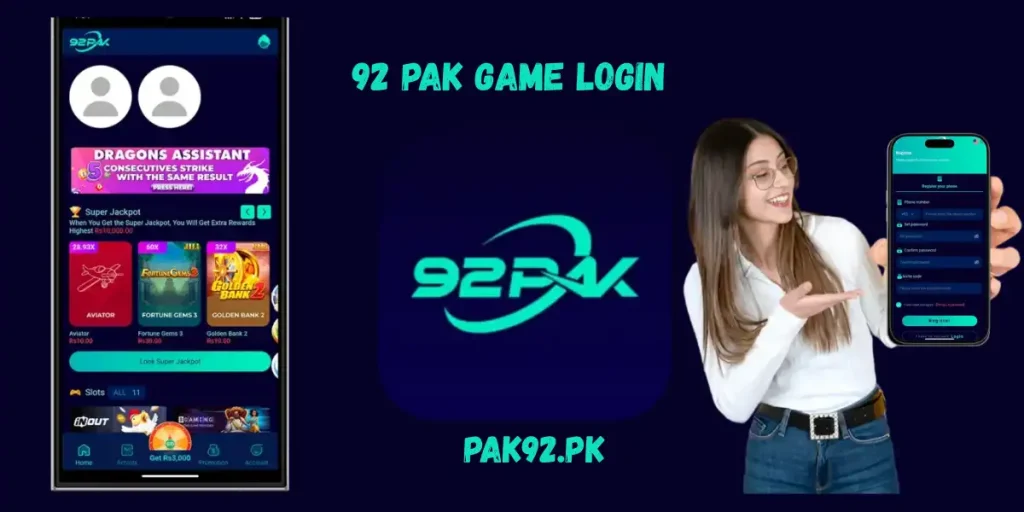 Login on 92 PAK GAME